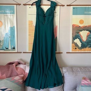 Emerald Green Sweet Pot Maxi Dress
